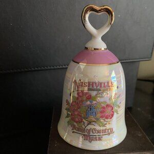Nashville Tennessee Souvenir Hand Porcelain Bell